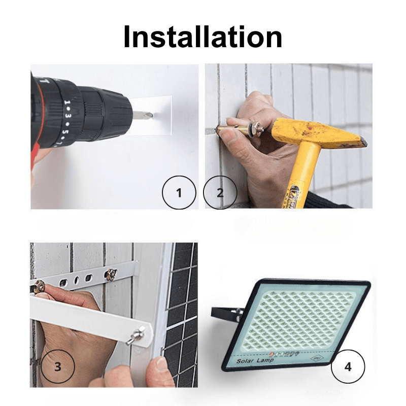 LED Solar Flood Lights