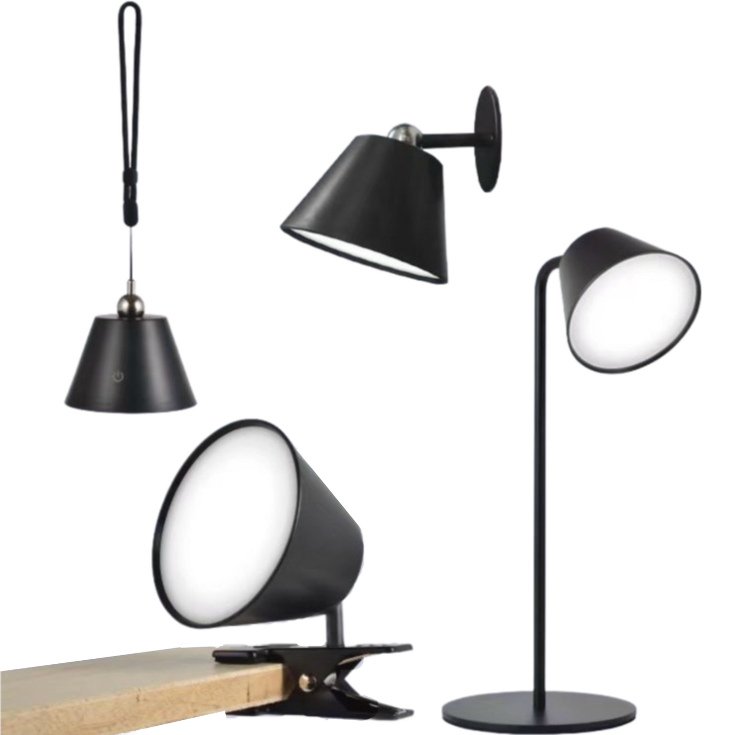 4-in-1 Multi-Function Magnetic LED Desk Lamp