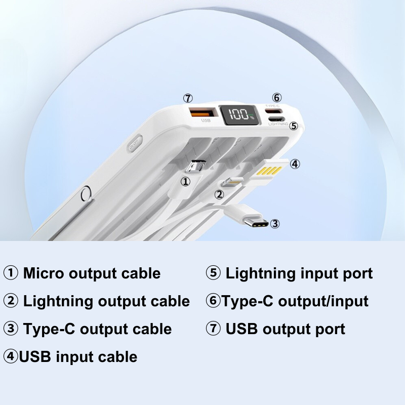 10000MAh Magnetic Portable Power Bank