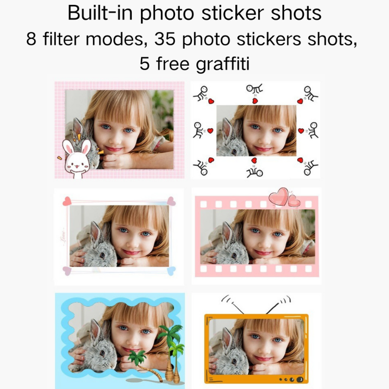 Instant Print Camera for Kids