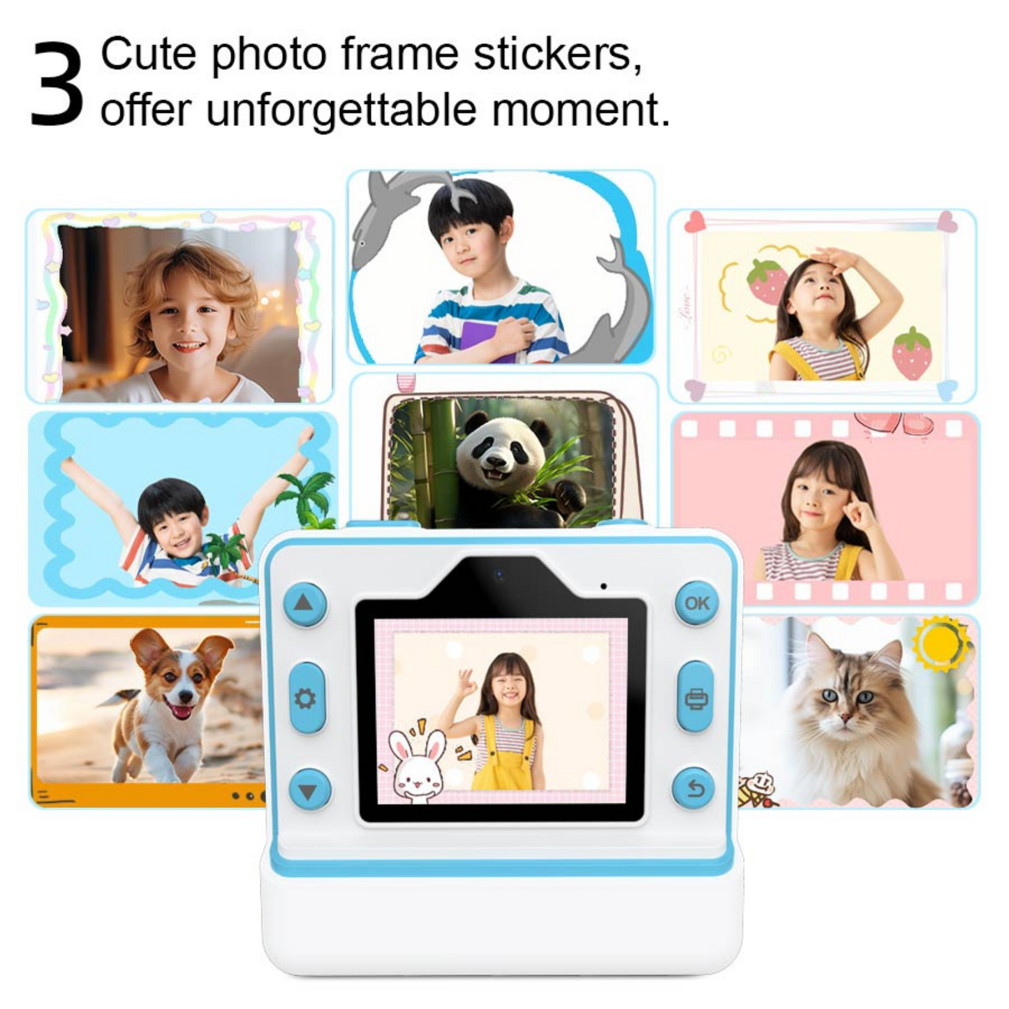 Instant Print Camera for Kids