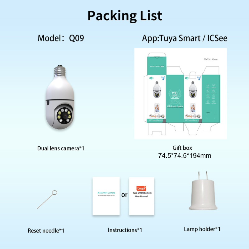 Indoor Bulb Camera