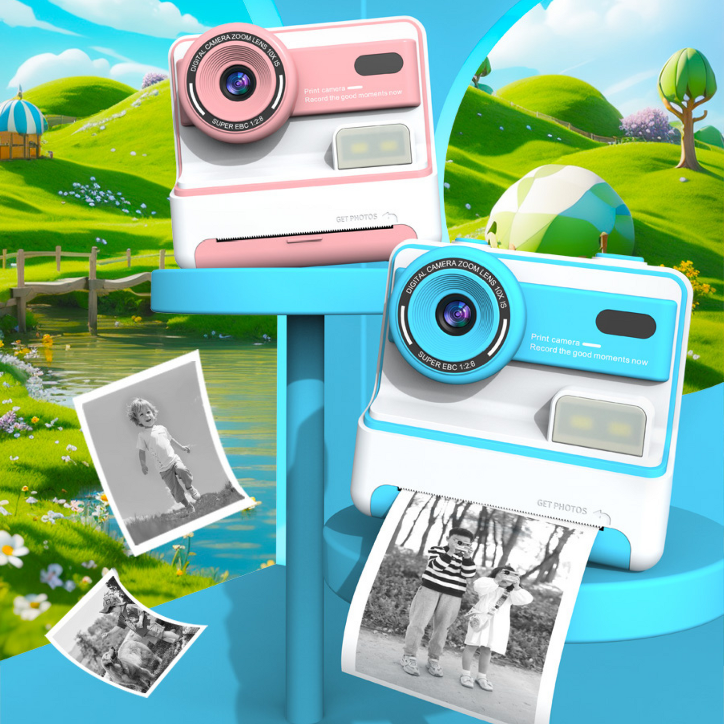 Instant Print Camera for Kids