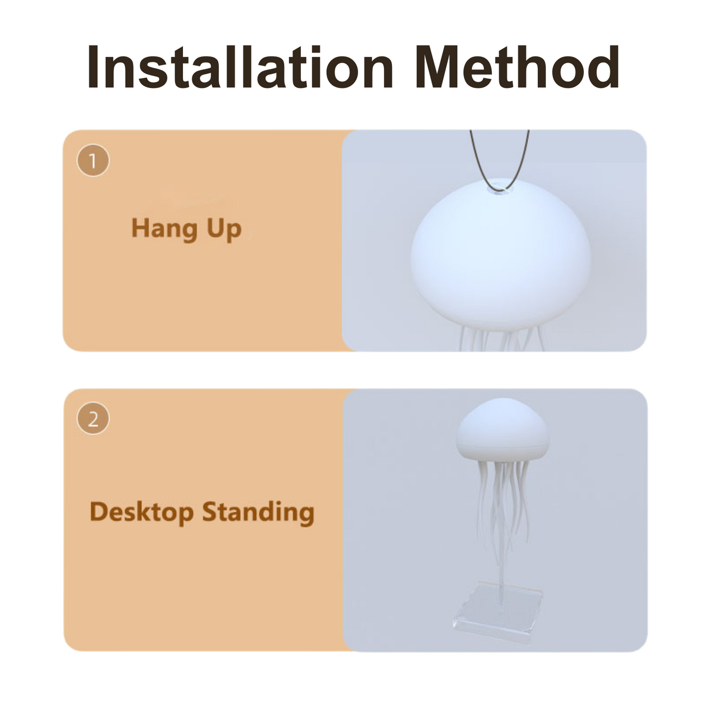 LED Jellyfish Night Light