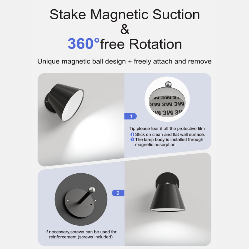 4-in-1 Multi-Function Magnetic LED Desk Lamp