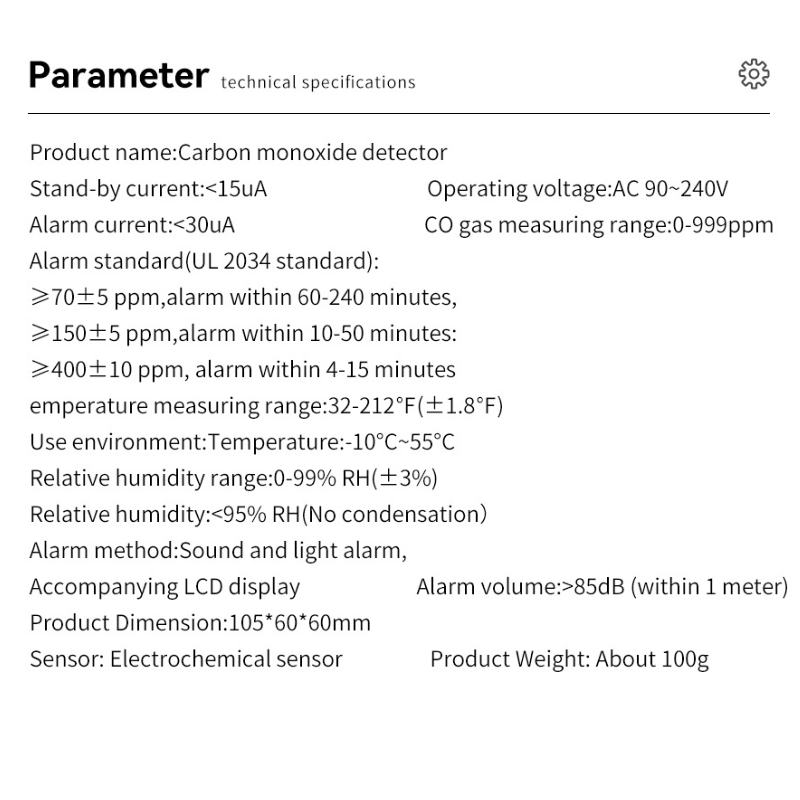 Carbon Monoxide Alarm